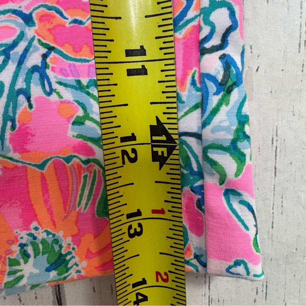 Lilly Pulitzer Gretchen High Rise Shorts Tropical Floral Vibrant Colorful Summer - Picture 15 of 15